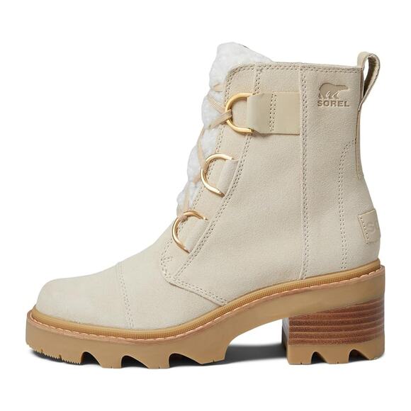 Sorel Women's Joan Now Lace Cozy Boots 7.5 Bleached Ceramic NWT - Picture 4 of 10